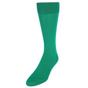 Vannucci Men's Solid FashionColored Soft Mercerized Cotton Dress Sock